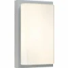 Applique murale d'extérieur LCD Arber Gris, 1 lumière, Détecteur de mouvement