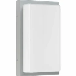 Applique murale d'extérieur LCD Arber LED Gris, 1 lumière, Détecteur de mouvement