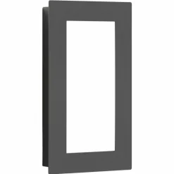 Applique murale d'extérieur LCD Lamberg LED Gris, 1 lumière, Détecteur de mouvement