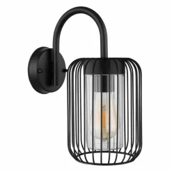Applique murale d'extérieur Globo NINA Noir, 1 lumière