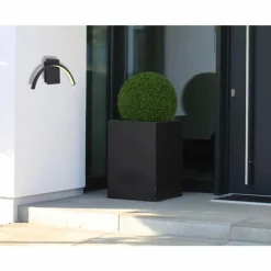 Applique murale d'extérieur Globo NAGGY LED Noir, 1 lumière