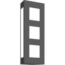 Applique murale d'extérieur CMD AQUA LEGENDO Anthracite, 2 lumières