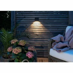 Applique murale d'extérieur Eglo Z_SOLAR LED Noir, 1 lumière