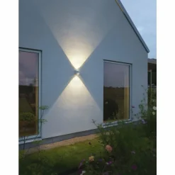 Applique murale d'extérieur Konstsmide Bitonto LED Blanc, 2 lumières
