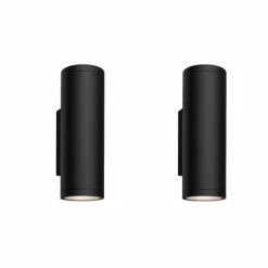 Applique murale d'extérieur set x 2 Philips Hue Appear LED Noir, 2 lumières, Changeur de couleurs