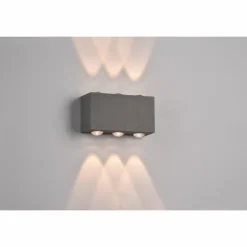 Applique murale d'extérieur Trio Clyde LED Anthracite, 2 lumières