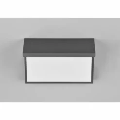 Applique murale d'extérieur Trio Nestos LED Anthracite, 1 lumière, Détecteur de mouvement