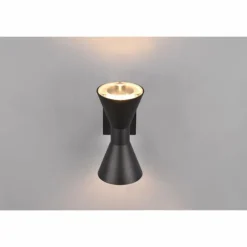Applique murale d'extérieur Trio Ardas Noir, 2 lumières