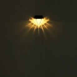 Applique murale d'extérieur Globo SOLAR LED Noir, 1 lumière