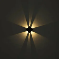 Applique murale d'extérieur Globo SOLAR LED Noir, 1 lumière
