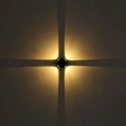 Applique murale d'extérieur Globo SLICE LED Noir, 1 lumière