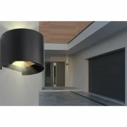 Applique murale d'extérieur Globo VERONIKA LED Noir, 1 lumière