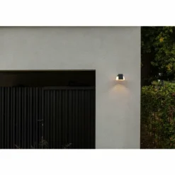 Applique murale d'extérieur Lutec Moon LED Anthracite, 1 lumière