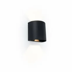 Applique murale d'extérieur Lutec Beams LED Noir, 1 lumière