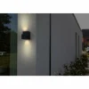Applique murale d'extérieur Lutec Marbo Anthracite, 2 lumières
