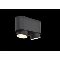 Applique murale d'extérieur Lutec Cypres Anthracite, 2 lumières