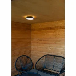 Applique murale d'extérieur Lutec Goleta LED Noir, 1 lumière