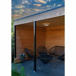 Applique murale d'extérieur Lutec Goleta LED Noir, 1 lumière