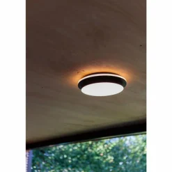 Applique murale d'extérieur Lutec Goleta LED Noir, 1 lumière