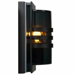Applique murale d'extérieur Lucide PRIVAS Noir, 1 lumière