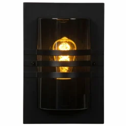 Applique murale d'extérieur Lucide PRIVAS Noir, 1 lumière