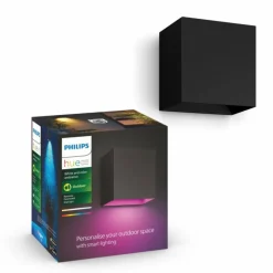 Applique murale d'extérieur Philips Hue Resonate LED Noir, 1 lumière, Changeur de couleurs