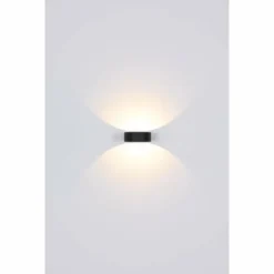 Applique murale d'extérieur Globo SLICE LED Noir, 1 lumière