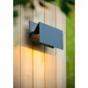 Applique murale d'extérieur Lucide SWINDON LED Noir, 1 lumière