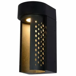 Applique murale d'extérieur Lucide KIRAN LED Noir, 1 lumière