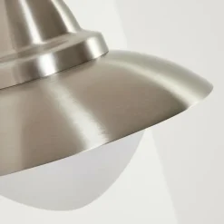 Applique murale d'extérieur Gielas LED Nickel mat, 1 lumière