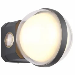 Applique murale d'extérieur Globo ILLI LED Anthracite, 1 lumière