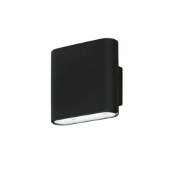 FHL easy Éclairage Led|Applique murale d'extérieur Magnetics LED Noir, 2 lumières, Détecteur de mouvement
