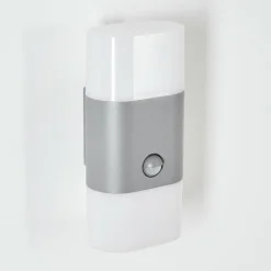 Applique murale d'extérieur Belerda LED Gris, 2 lumières, Détecteur de mouvement