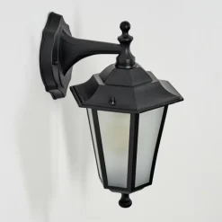 Applique murale d'extérieur Loria Noir, 1 lumière