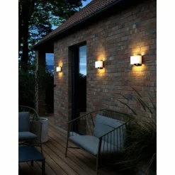 Applique murale d'extérieur Nordlux PIOLA LED Noir, Blanc, 1 lumière, Détecteur de mouvement