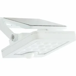 Applique murale d'extérieur Brilliant Luton LED Blanc, 1 lumière, Détecteur de mouvement