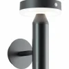 Applique murale d'extérieur Brilliant Magua LED Noir, 1 lumière