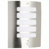 Applique murale d'extérieur Brilliant Todd Acier inoxydable, 1 lumière, Détecteur de mouvement
