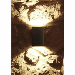 Applique murale d'extérieur LCD LED Acier inoxydable, 2 lumières