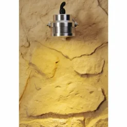 Applique murale d'extérieur Konstsmide Monza LED Aluminium, Acier inoxydable, 6 lumières, Détecteur de mouvement