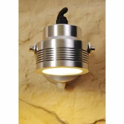 Applique murale d'extérieur Konstsmide Monza LED Aluminium, Acier inoxydable, 6 lumières, Détecteur de mouvement