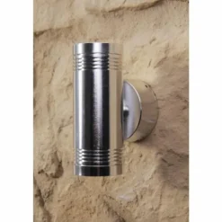 Applique murale d'extérieur Konstsmide Monza LED Aluminium, Acier inoxydable, 6 lumières