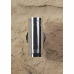 Applique murale d'extérieur Konstsmide Monza LED Aluminium, Acier inoxydable, 6 lumières