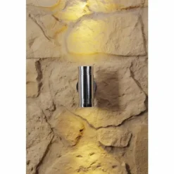 Applique murale d'extérieur Konstsmide Monza LED Aluminium, Acier inoxydable, 6 lumières