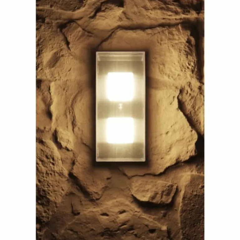 Applique murale d'extérieur Konstsmide LED Acier inoxydable, Gris, 1 lumière