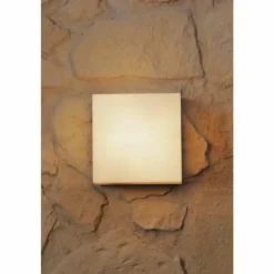 Applique murale d'extérieur Konstsmide SANREO Acier inoxydable, Gris, Blanc, 1 lumière