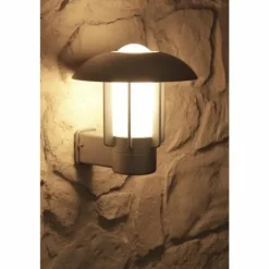 Applique murale d'extérieur Konstsmide HEIMDAL Acier inoxydable, Argenté, 1 lumière
