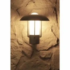 Applique murale d'extérieur Konstsmide HEIMDAL Acier inoxydable, Argenté, 1 lumière