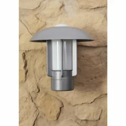 Applique murale d'extérieur Konstsmide HEIMDAL Acier inoxydable, Argenté, 1 lumière