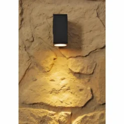 Applique murale d'extérieur Konstsmide MONZA Anthracite, Noir, 1 lumière